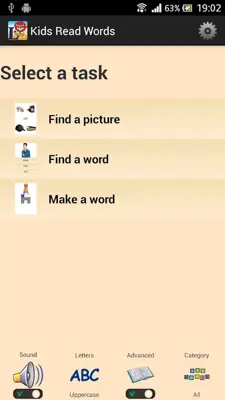 Kids Read Words Lite android App screenshot 2